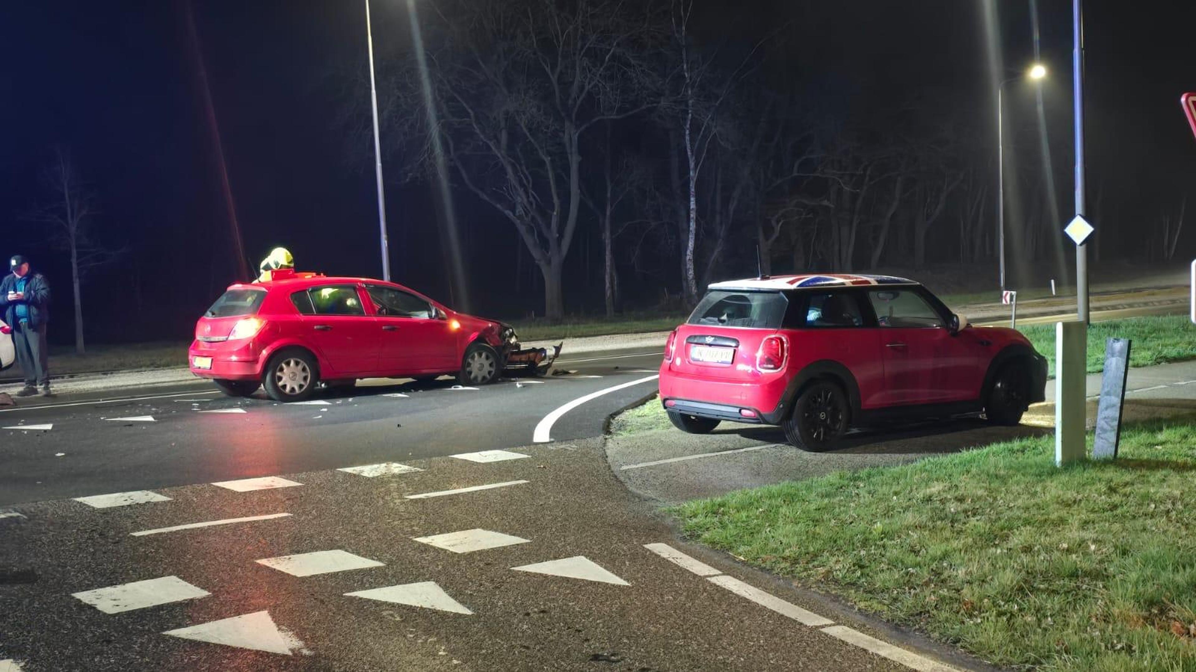 Gewonde bij botsing tussen twee auto’s in Maasbree